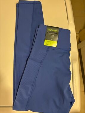 tek gear royal blue 7/8 high-rise leggings
